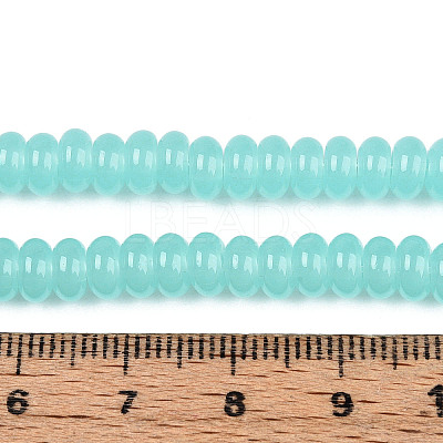 Imitation Jade Glass Beads Strands X-GLAA-T025-6mm-06B-1