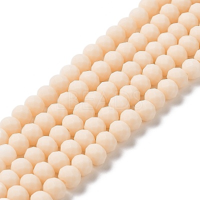 Glass Beads Strands EGLA-A034-P8mm-MD05-1