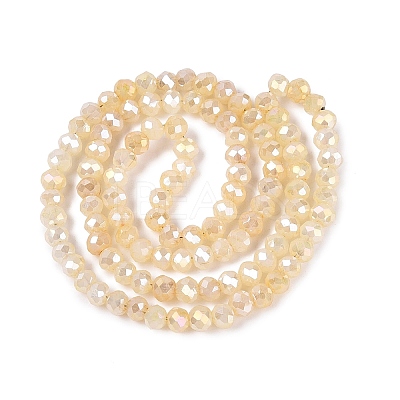 Dyed Crackle Imitation Jade Glass Beads Strands EGLA-Q131-02A-01-1