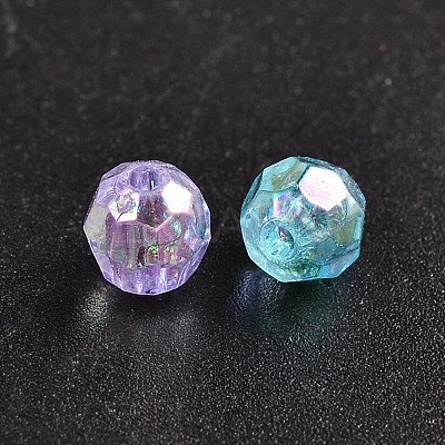 Eco-Friendly Transparent Acrylic Beads PL642-1