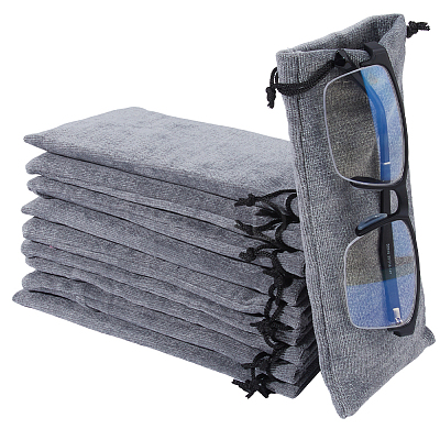 12Pcs Velvet Glasses Storage Drawstring Bag ABAG-BBC0001-16E-1