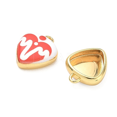 Printed Brass Pendants KK-CBA42CA-07G-02-1