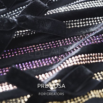 Preciosa&reg MAXIMA Crystal No Hotfix Flatback Stones Y-PRC-NSS12-70020-1