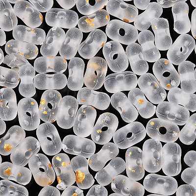 Gradient Color Transparent Frosted Acrylic Beads X1-OACR-M023-06J-1