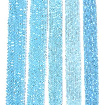 Electroplate Glass Beads Strands LS-EGLA-A044-J6mm-B04-1