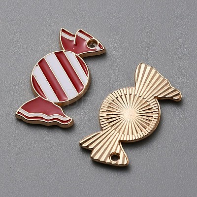 Christmas Theme Alloy Enamel Pendants ENAM-WH0062-02E-02-1