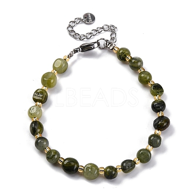 Natural Rutilated Quartz Beaded Bracelets for Women G-P563-07P-04-1