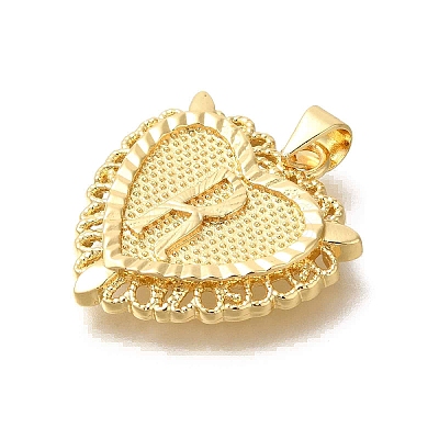 Rack Plating Brass Pendants KK-I722-09G-R-1
