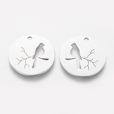 Non-Tarnish 304 Stainless Steel Pendants STAS-Q201-T403-1
