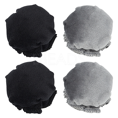 4Pcs 2 Colors Polyester Door Handle Covers AJEW-FG0003-88-1