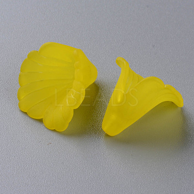 Transparent Acrylic Bead Caps X-PL551-C09-1