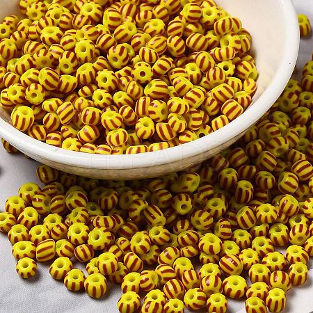 6/0 Opaque Colours Seep Glass Seed Beads LS-X-SEED-F003-04A-01-1