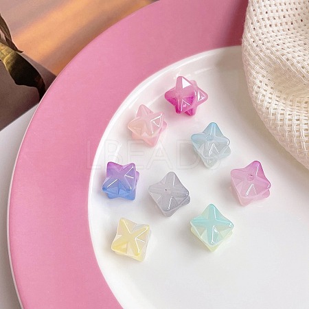 Transparent Acrylic Bead OACR-H028-C04-1