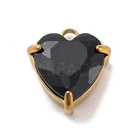 304 Stainless Steel Rhinestone Pendants STAS-P386-01G-05-1