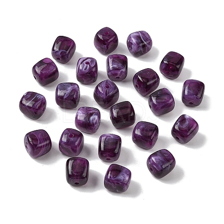 Opaque Acrylic Beads OACR-D320-01M-1