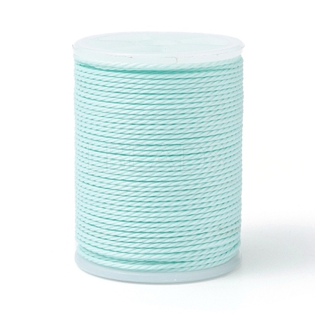 Round Waxed Polyester Cord X-YC-G006-01-1.0mm-31-1