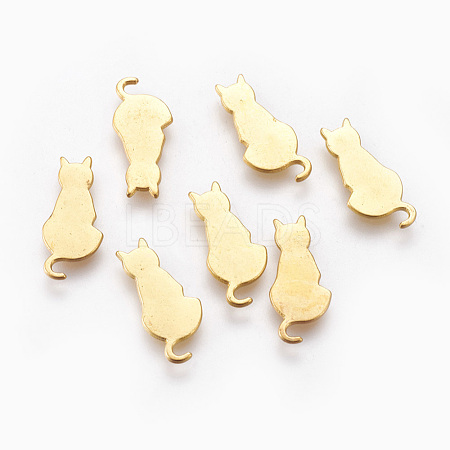 Alloy Kitten Cabochons PALLOY-WH0051-01G-06-1
