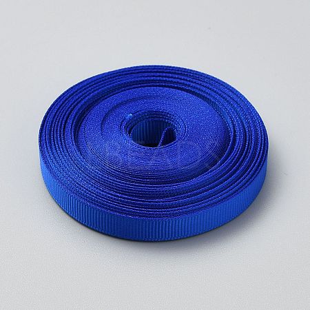 9M Polyester Grosgrain Ribbon OCOR-WH0091-45A-1