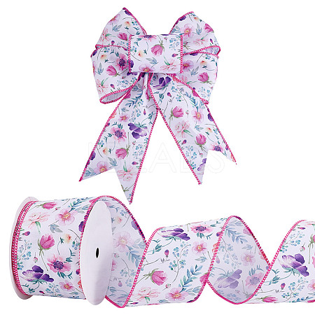 Burlap Ribbon OCOR-WH0105-085-1