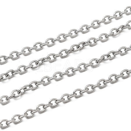 Tarnish Resistant 304 Stainless Steel Cable Chains CHS-Q001-13-100m-1