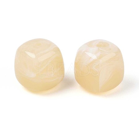 Opaque Acrylic Beads X-OACR-ZX006-33A-1