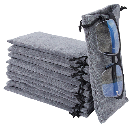 12Pcs Velvet Glasses Storage Drawstring Bag ABAG-BBC0001-16E-1