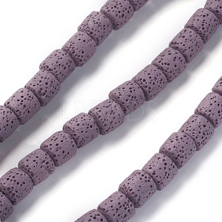 Natural Lava Rock Beads Strands G-F671-04A-06-1