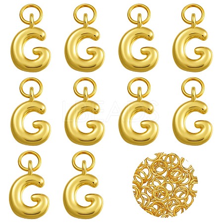 10Pcs Rack Plating Brass Pendants KK-SZ0002-55G-G-1