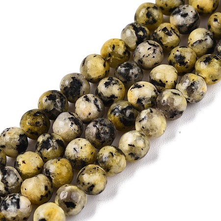 Dyed Natural White Jade Beads Strands G-T140-4mm-B04-1