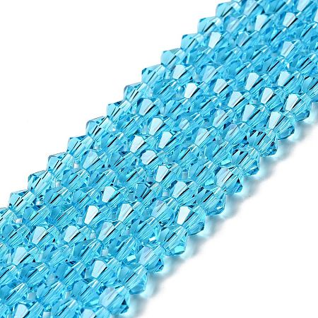 Imitation Austrian Crystal 5301 Bicone Beads X-GLAA-S026-6mm-06-1