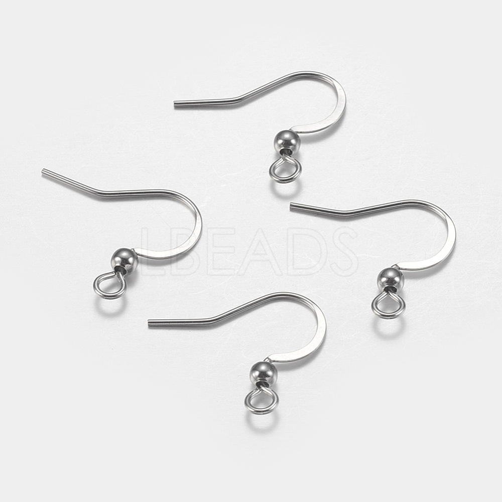 316 Surgical Stainless Steel French Earring Hooks - Lbeads.com Surgical Stainless Steel Earring Hooks